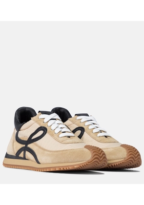 Loewe Flow Runner suede sneakers
