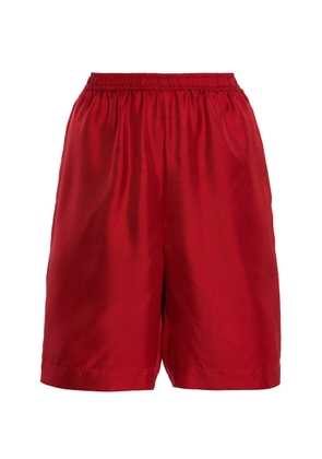 Loulou de Saison Zinia Silk Shorts - Moda Operandi