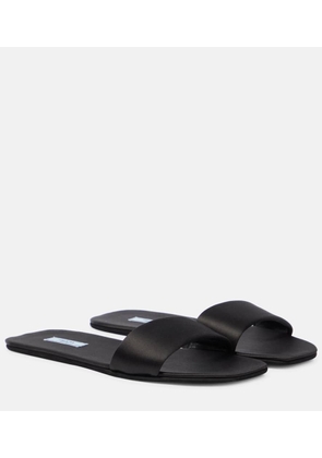 Prada Silk satin slides