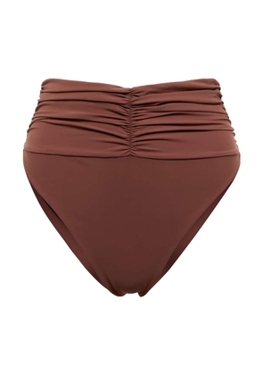 Magda Butrym High-rise ruched bikini bottoms