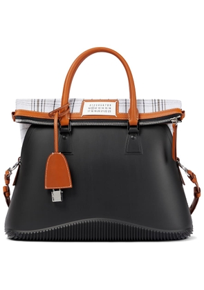 Maison Margiela 5AC leather-trimmed rubber tote