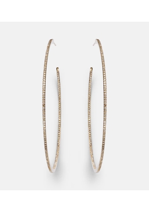Shay Jewelry XL 18kt yellow gold hoop earrings with diamonds