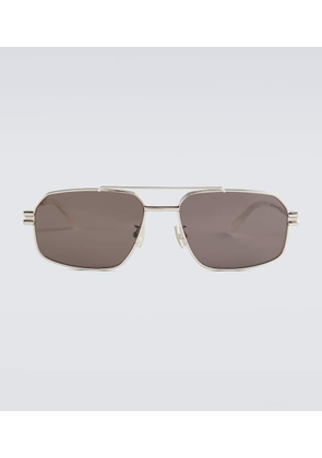 Bottega Veneta Metal-frame aviator sunglasses