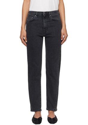 TOTEME Gray Twisted Seam Jeans