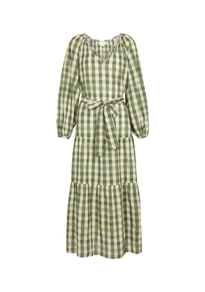 Velvet Trish cotton long-sleeved dress