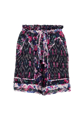Marant Etoile Riolmy printed georgette shorts