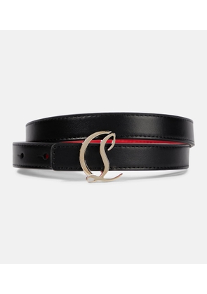 Christian Louboutin Logo leather belt