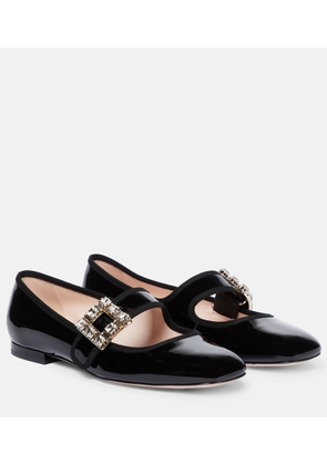 Roger Vivier Tres Vivier Babies patent leather ballet flats