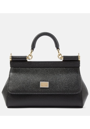 Dolce&Gabbana Sicily Mini leather crossbody bag