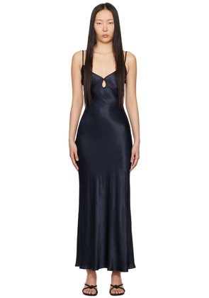 BEC + BRIDGE Navy & Black Cedar City Maxi Dress