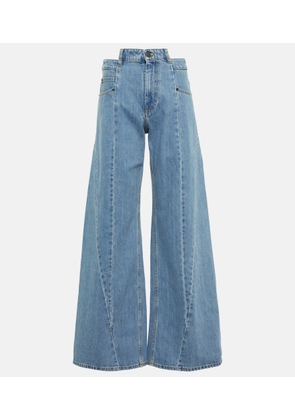 Maison Margiela Decortique high-rise wide-leg jeans
