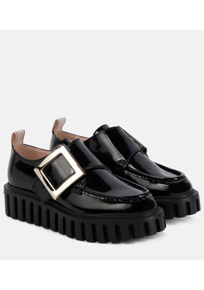 Roger Vivier Viv' Go-Thick patent leather platform loafers