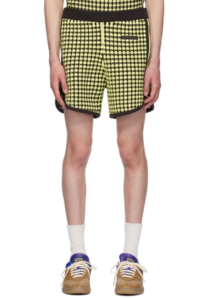 Wales Bonner Green & Brown adidas Originals Edition Patch Shorts