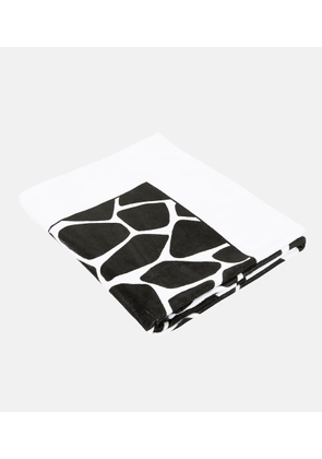 Valentino Printed cotton beach towel