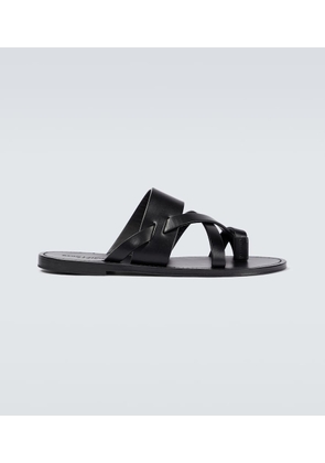 Saint Laurent Culver leather sandals