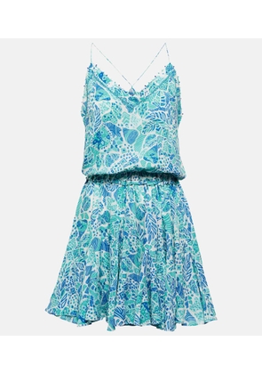 Poupette St Barth Laurie printed minidress