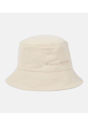Ruslan Baginskiy Logo cotton canvas bucket hat