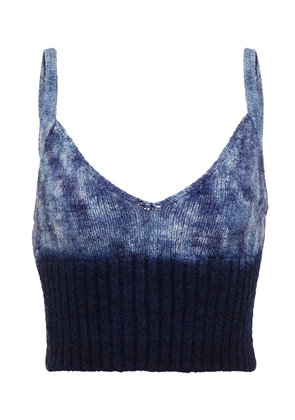 Altuzarra Sim tie-dye silk crop top