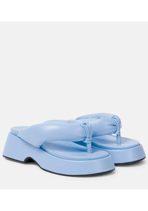Ganni Padded thong sandals