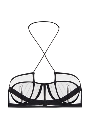 Nensi Dojaka Mesh halterneck bra