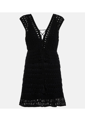 Anna Kosturova Jennifer crochet cotton minidress