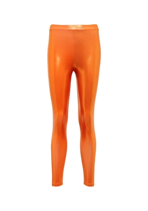 Alessandra Rich Lame jersey leggings