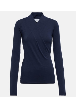 Velvet Meri cotton wrap top