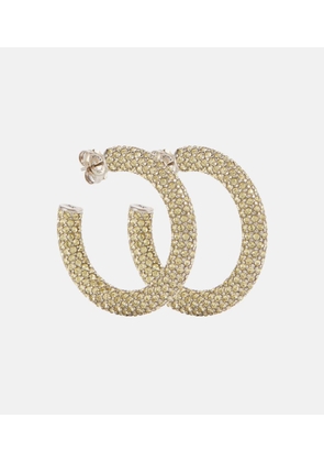 Amina Muaddi Cameron medium hoop earrings