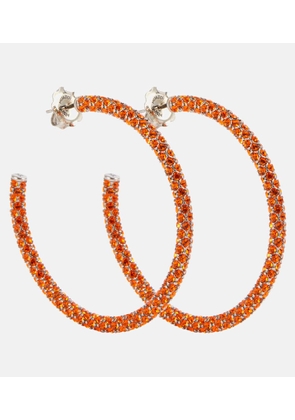 Amina Muaddi Cameron large hoop earrings