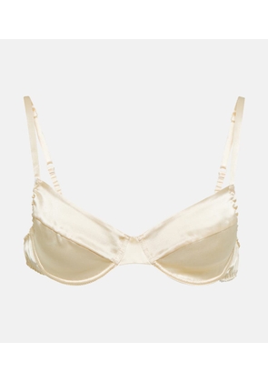 Miu Miu Underwired satin bra