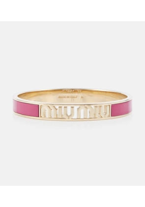 Miu Miu Logo enameled bracelet