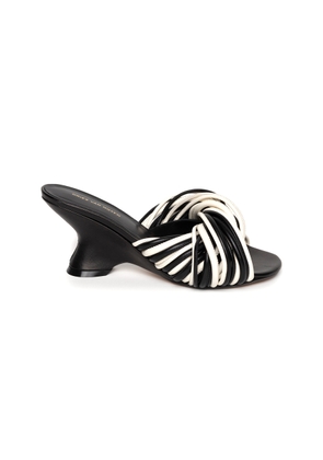 Dries Van Noten Twisted Tubular Leather Mules - Moda Operandi