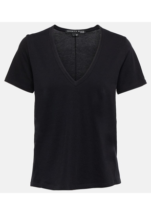 Veronica Beard Cindy V-neck cotton T-shirt