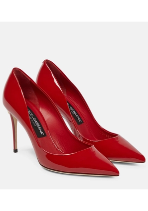 Dolce&Gabbana Cardinale patent leather pumps