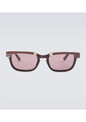 Gucci Rectangle-frame acetate sunglasses