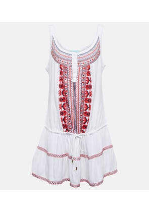 Melissa Odabash Jaz embroidered minidress