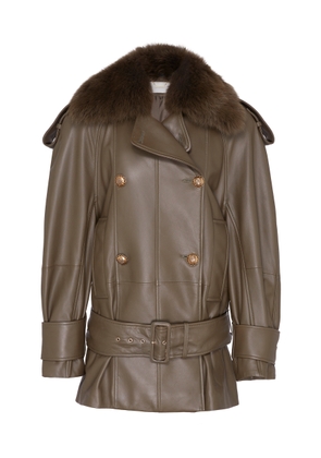 Zimmermann Hypnotic Leather Short Trench - Moda Operandi