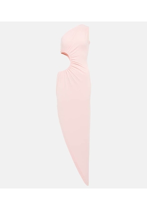 Norma Kamali One-shoulder jersey maxi dress