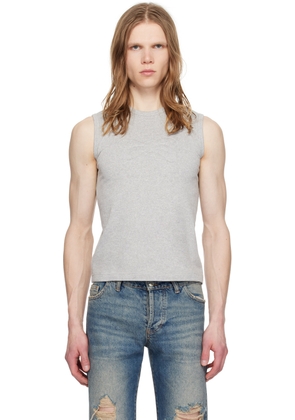 Ashley Williams Gray 3D Bow Tank Top
