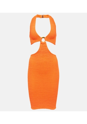 Hunza G Cecile cutout minidress
