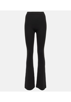 Rick Owens Rib-knit wool-blend pants