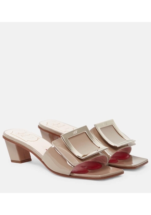 Roger Vivier Love Vivier patent leather sandals