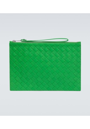 Bottega Veneta Intrecciato Large leather pouch