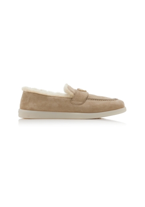 Prada Saint Tropez Shearling Loafers - Moda Operandi