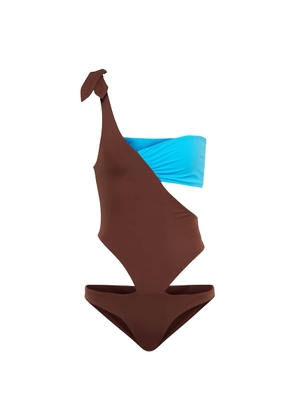 Nensi Dojaka One-shoulder swimsuit