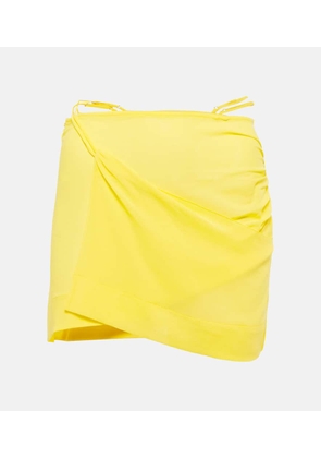 Nensi Dojaka Asymmetric wrap miniskirt