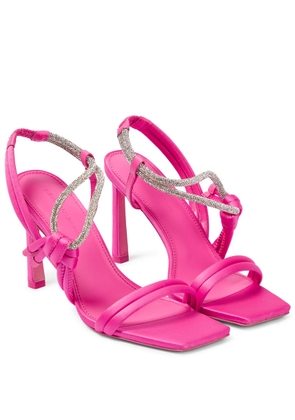 Simkhai Cassie embellished satin sandals