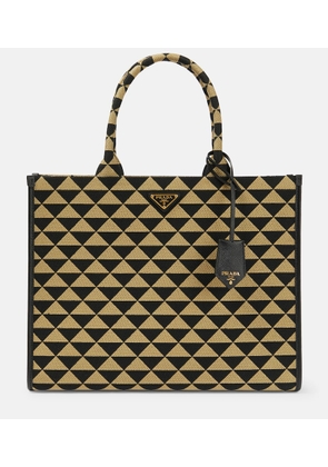 Prada Symbole jacquard tote