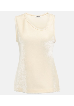 Jil Sander Velvet tank top