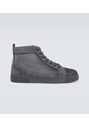 Christian Louboutin Louis suede high-top sneakers